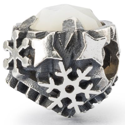Trollbeads TAGBE-00293 Kraal Sneeuwbal zilver