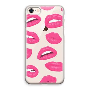 Bite my lip: iPhone 8 Transparant Hoesje