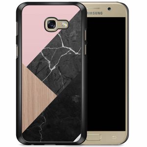 Samsung Galaxy A5 2017 hoesje - Marble wooden mix