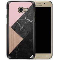 Samsung Galaxy A5 2017 hoesje - Marble wooden mix