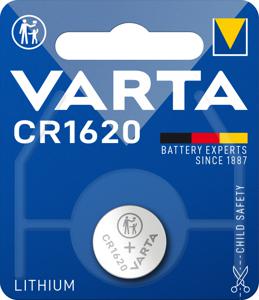 Batterij Varta knoopcel CR1620 lithium blister ÃƒÆ’ 1stuk