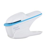 Hand-held mini veilige Nietloze nieten Max 7 vellen papier binding machine (wit) Hand-held mini veilige Nietloze nieten Max 7 vellen papier binding machine (wit)