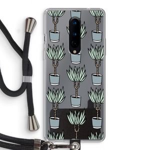 Boompje: OnePlus 8 Transparant Hoesje met koord