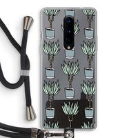 Boompje: OnePlus 8 Transparant Hoesje met koord
