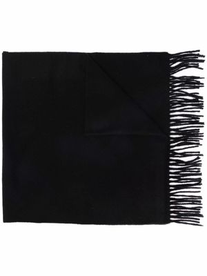 Acne Studios écharpe en cachemire à franges - Noir