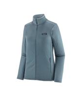 Patagonia R1 Daily Softshell Jas Dames Light Plume Grey - Steam Blue X-Dye M