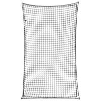 VidaXL Aanhangwagennet elastisch touw 2,5x1,5 m polypropeen zwart