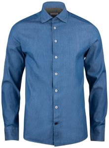 J. Harvest & Frost 2913002 Indigo Bow 130 Slim Fit Shirt