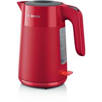 Bosch TWK2M164 waterkoker 1,7 l 2400 W Zwart, Grijs, Rood