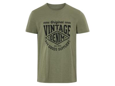LIVERGY Heren T-shirt (Kaki, L)