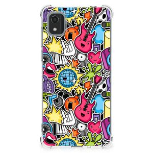 Nokia C2 2nd Edition Anti Shock Bumper Case Punk Rock