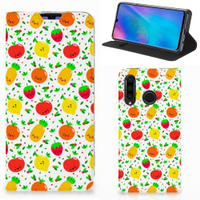 Huawei P30 Lite New Edition Flip Style Cover Fruits - thumbnail