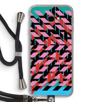 Skew Blush 2: Samsung Galaxy J4 Plus Transparant Hoesje met koord