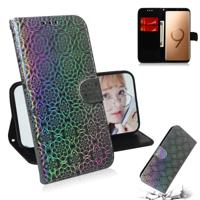 Voor Galaxy S9 plus effen kleur kleurrijke magnetische Buckle horizontale Flip PU lederen draagtas met houder & kaartsleuven & portemonnee & Lanyard (