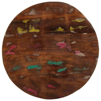 Tafelblad rond Ø 60x2,5 cm massief gerecycled hout