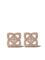 DE BEERS puces d'oreilles Enchanted Lotus en or rose 18ct pavées de diamants - thumbnail