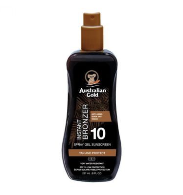 Spray gel met bronzer SPF10