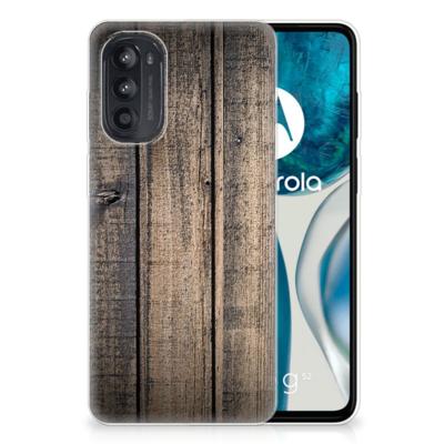 Motorola Moto G52/G82 | Bumper Hoesje | Steigerhout