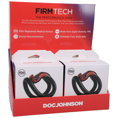 Doc Johnson Prestatie Ring - 4 Pack Display