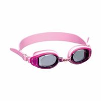 Roze jeugd zwembril met siliconen bandje   -
