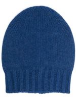 D4.0 bonnet en maille épaisse nervurée - Bleu - thumbnail