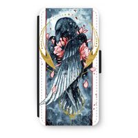 Golden Raven: iPhone 8 Plus Flip Hoesje