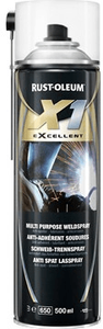 rust-oleum x1 excellent anti-spat lasspray 0.5 ltr