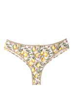 Marlies Dekkers culotte Mambo à imprimé citron - Jaune