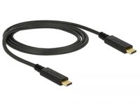 Delock 85531 USB 3.1 Gen 2 (10 Gbps) kabel Type-C naar Type-C 1 m PD 5 A E-Marker