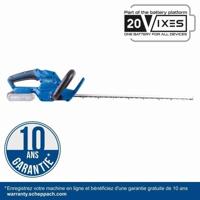 SCHEPPACH C-HT570-X draadloze heggenschaar - SET - 51 cm - 20V 2.0 Ah IXES accu + lader