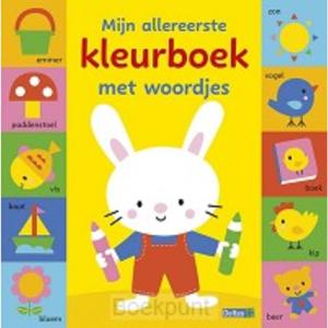 Deltas Mijn Allereerste Kleurboek Met Woordjes - Spelen En Leren Met Billi