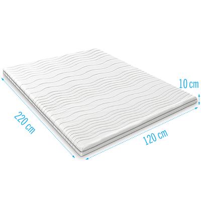 Harde topdekmatras 120x220 dikte 10 cm