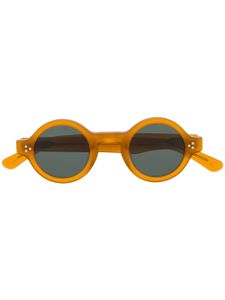 Lesca lunettes de soleil à monture ronde - Orange