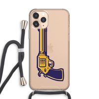 Pew Pew Pew: iPhone 11 Pro Transparant Hoesje met koord Pew Pew Pew: iPhone 11 Pro Transparant Hoesje met koord