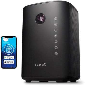 Clean Air OptimaCA-605B Smart top filling Luchtbevochtiger Zwart