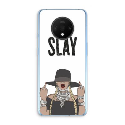 Slay All Day: OnePlus 7T Transparant Hoesje