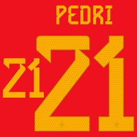 Pedri 21 (Officiële Spanje Bedrukking 2022-2023)