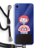 Hartje: Honor Play 8A Transparant Hoesje met koord