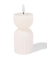 HEMA Led vormkaars ⌀6.2x15cm diabolo ivoor (ivoor)