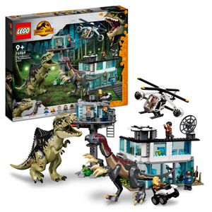 LEGO Jurassic World: Dominion Giganotosaurus & Therizinosaurus aanval