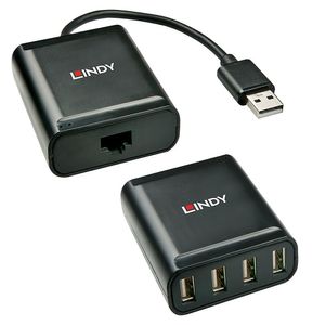 Lindy 42679 interface hub USB 2.0 Zwart