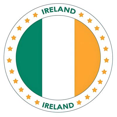 25x Bierviltjes Ierland thema print