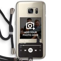 Music Player: Samsung Galaxy S7 Transparant Hoesje met koord