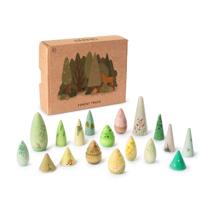 Grapat Bos (Forest Trees) - 18 Houten Bomen