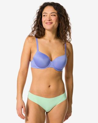 HEMA Damesstring Micro Met Kant Lichtgroen (lichtgroen)