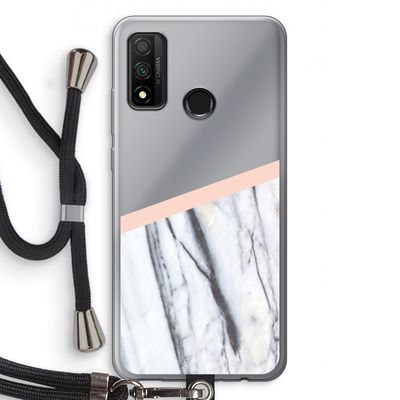 A touch of peach: Huawei P Smart (2020) Transparant Hoesje met koord