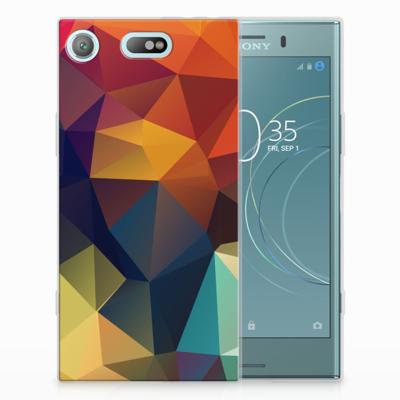 Sony Xperia XZ1 Compact | TPU Hoesje | Polygon Color