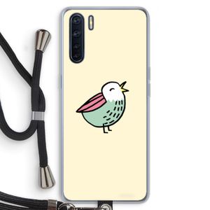 Birdy: Oppo A91 Transparant Hoesje met koord