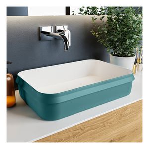Waskom Mondiaz Arvo | 55x13x38 cm | Solid Surface | Vrijstaand | Rechthoekig | Smag