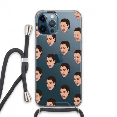 Ugly Cry Call: iPhone 13 Pro Max Transparant Hoesje met koord